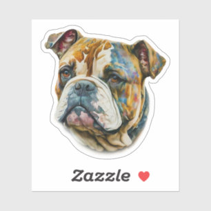 Watercolor Bulldog