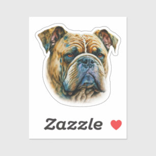 Watercolor Bulldog