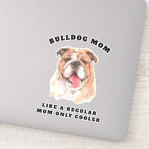 Watercolor Bulldog   Cool Bulldog Mum/Dad