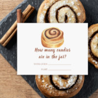 Watercolor Bun Baby Shower How many candies