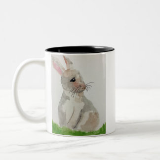 Watercolor Bunny mug