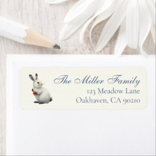 Watercolor Bunny Personalized Easter 