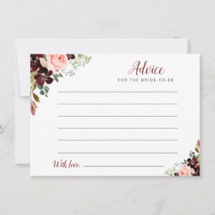watercolor burgundy & blush floral advice