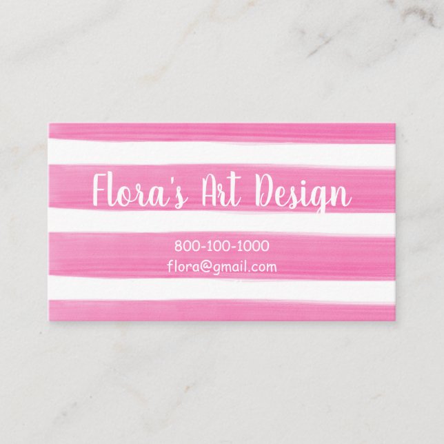 WATERCOLOR Business card (Front)
