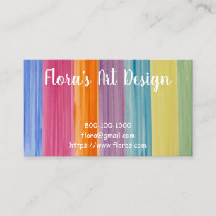 WATERCOLOR Business card