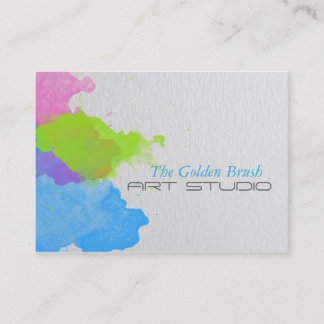 Watercolor Business Card