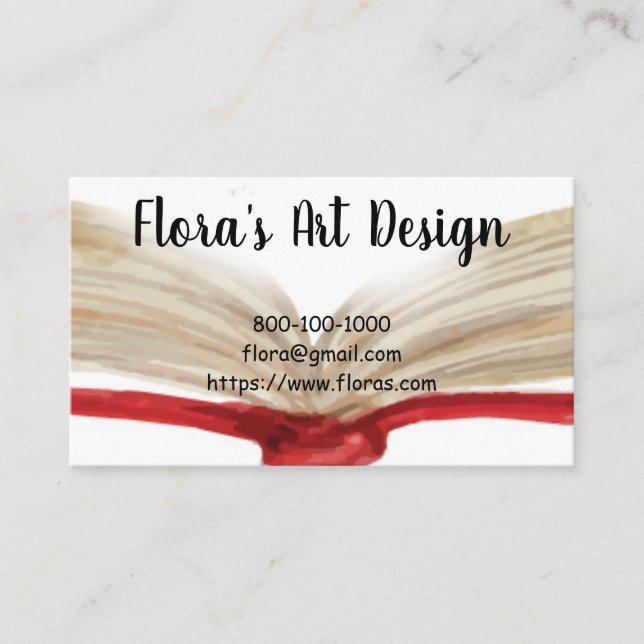 WATERCOLOR Business card (Front)