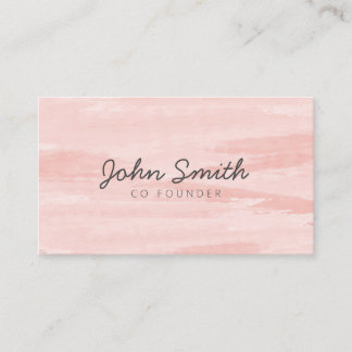 Watercolor Business Card | Modern Business Card