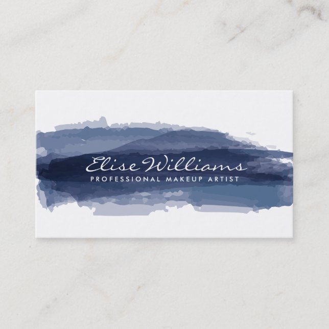 Watercolor Business Cards (Front)