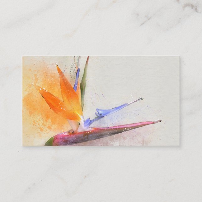 Watercolor Business Cards (Front)