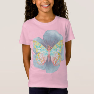 Watercolor Butterflies and Flowers T-Shirt
