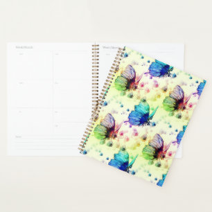 Watercolor Butterflies Planner
