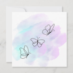 Watercolor butterfly