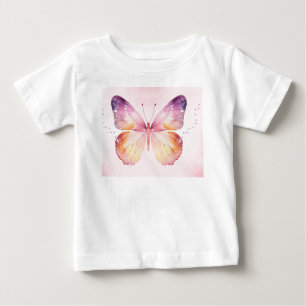 Watercolor Butterfly Art Baby T-Shirt