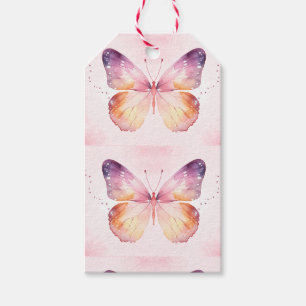 Watercolor Butterfly Art Gift Tags