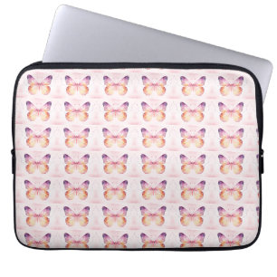 Watercolor Butterfly Art Laptop Sleeve