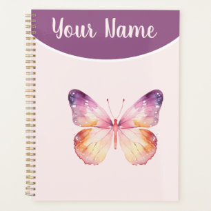 Watercolor Butterfly Art Planner