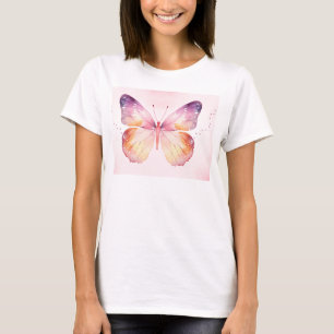 Watercolor Butterfly Art T-Shirt