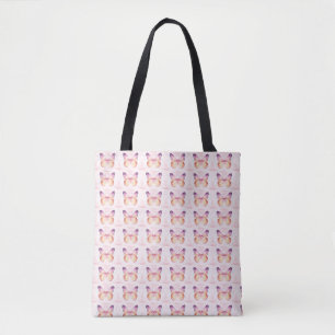 Watercolor Butterfly Art Tote Bag
