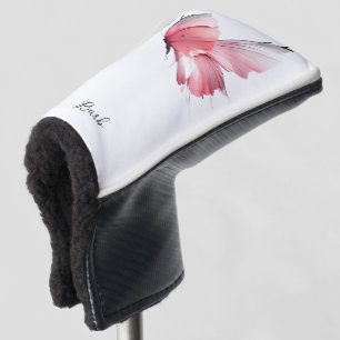 Watercolor Butterfly Custom Name Putter Golf Head Cover