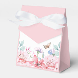 Watercolor Butterfly Favour Box for Baby Shower