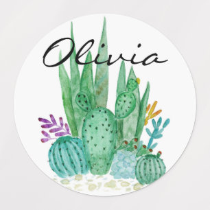 watercolor cacti, cacti, watercolor, personal