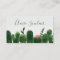 Watercolor Cactus Floral Business Card