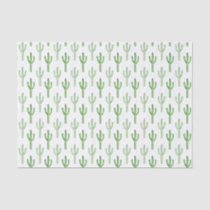 Watercolor Cactus Pattern Tissue Paper