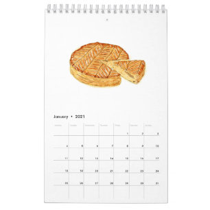 Watercolor Calendar 2021