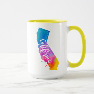Watercolor California Mug