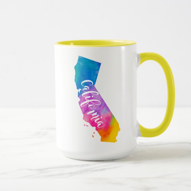 Watercolor California Mug (Right)