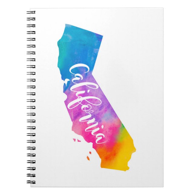 Watercolor California Notebook (Front)