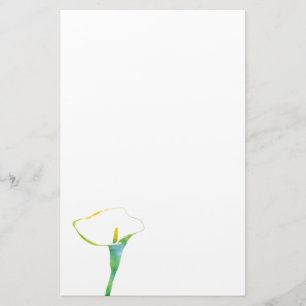 Watercolor Calla Stationery