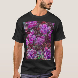 Watercolor camellia, floral wedding design T-Shirt