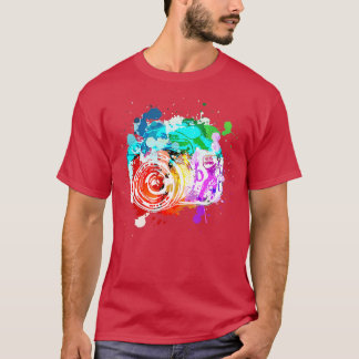 'Watercolor Camera Photographer' Photography Camer T-Shirt