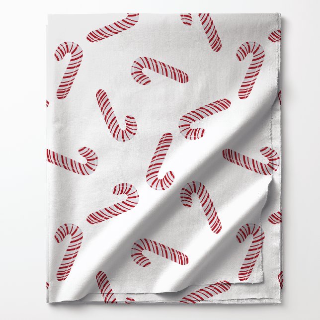Watercolor Candy Cane Christmas Fabric (Creator Uploaded)
