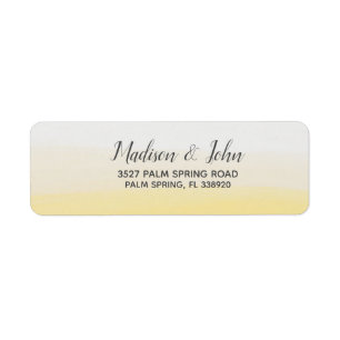 Watercolor Candy Corn Halloween Wedding