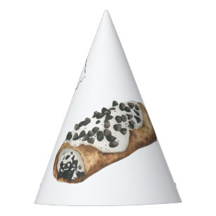 Watercolor Cannoli 1st Birthday Party Hat