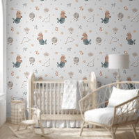 Watercolor Capricorn Zodiac Nursery