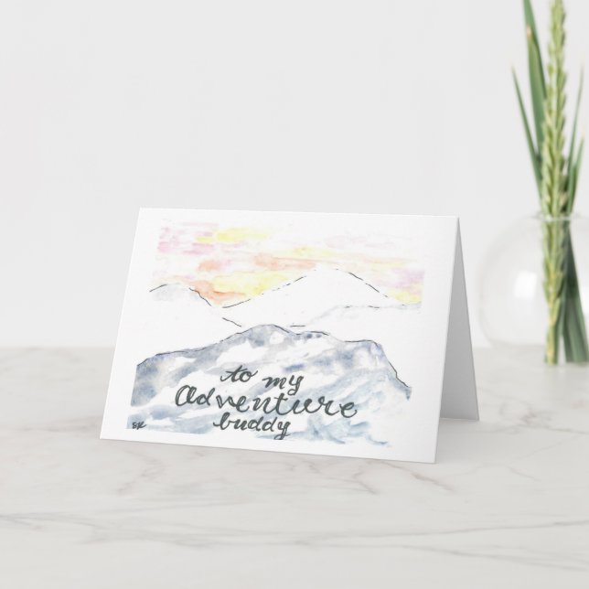 Watercolor Card (Front)