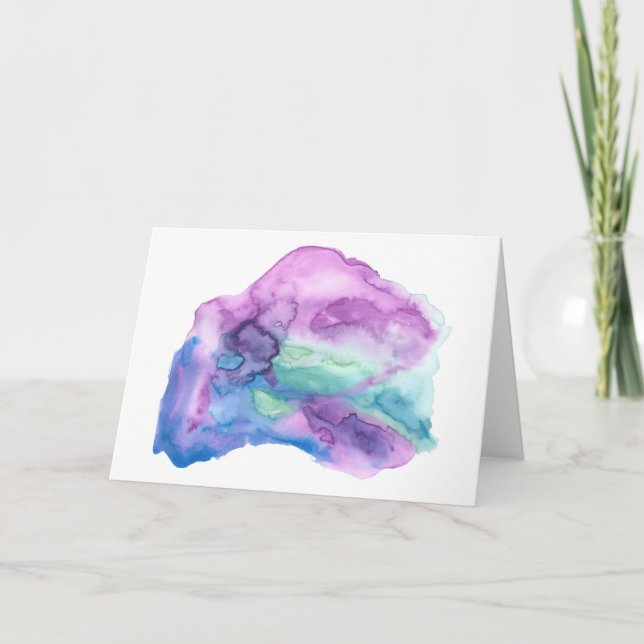 Watercolor Card (Front)