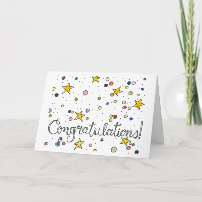 Watercolor Card (Front)