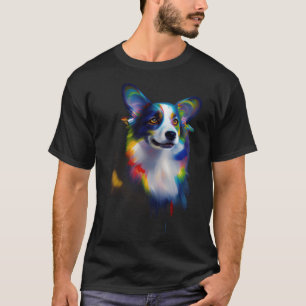 Watercolor Cardigan Welsh Corgi Dog Men Women Kids T-Shirt