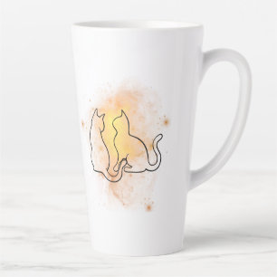 Watercolor Cat Mug