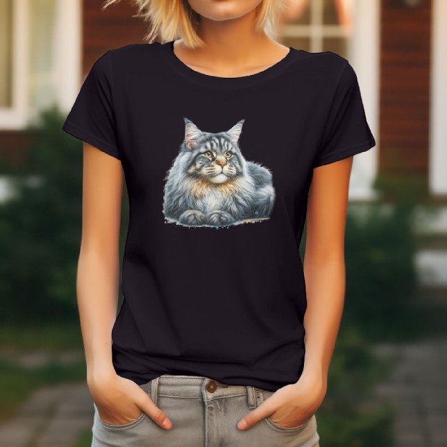 Watercolor Cat T-Shirt (Creator Uploaded)