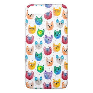 Watercolor cats and friends Case-Mate iPhone case