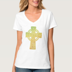 Watercolor Celtic Cross T-Shirt