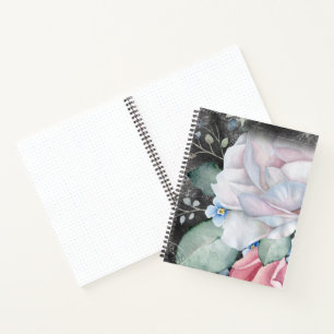 Watercolor Chalkboard Roses Bullet journal