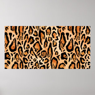 Watercolor cheetah print pattern
