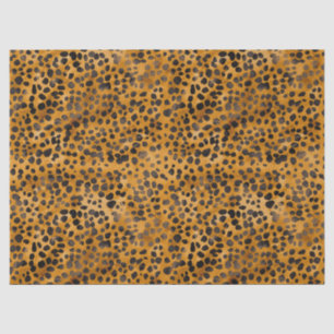 Watercolor Cheetah Print Tissue Paper